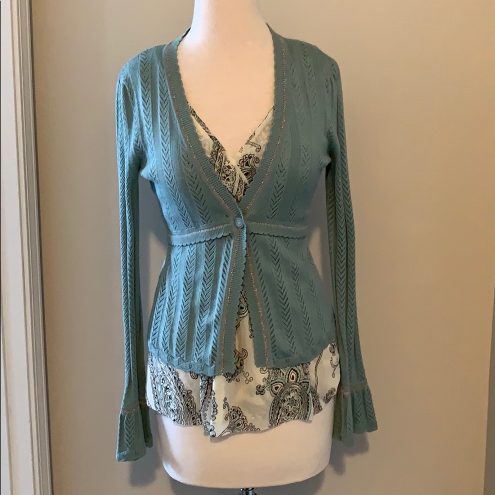 Delicate chevron sweater byTabitha / Anthropologie